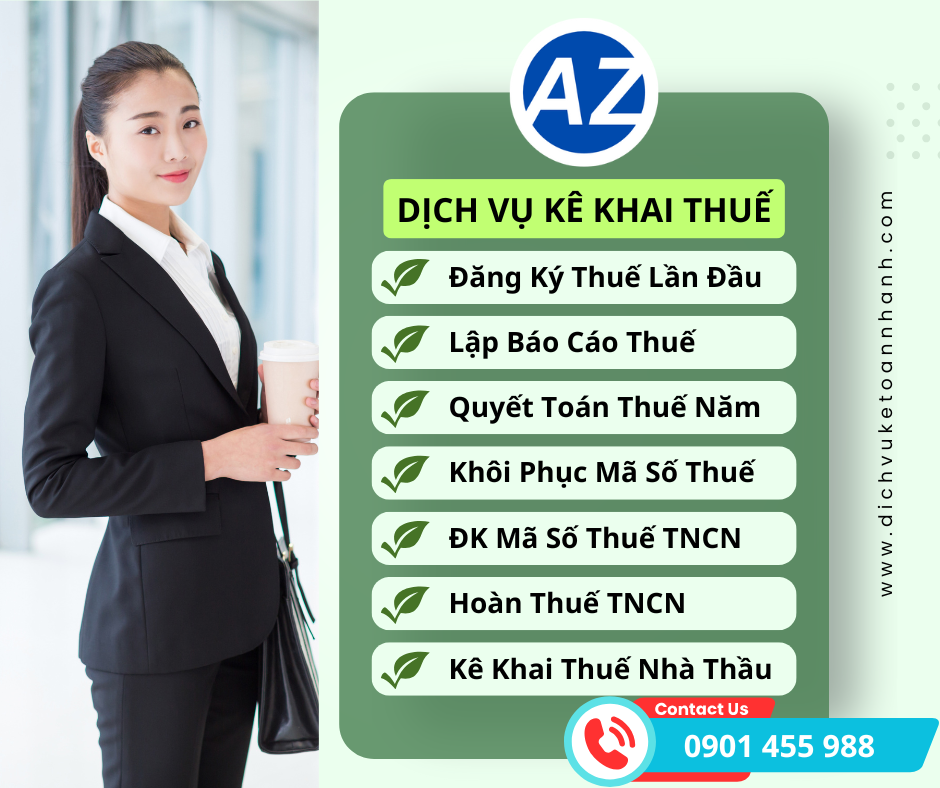 Dịch Vụ Kê Khai Thuế